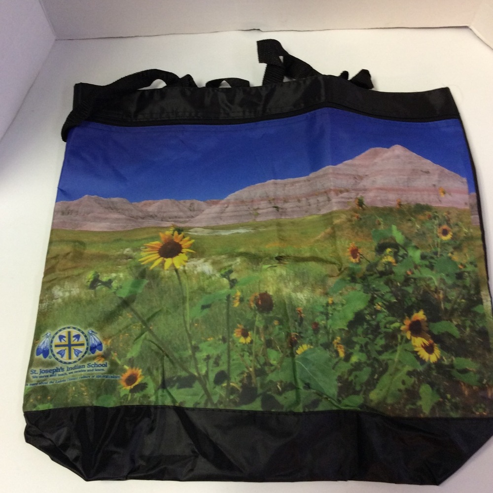 2 Tote Bags Badlands & floral w/ Butterflies New